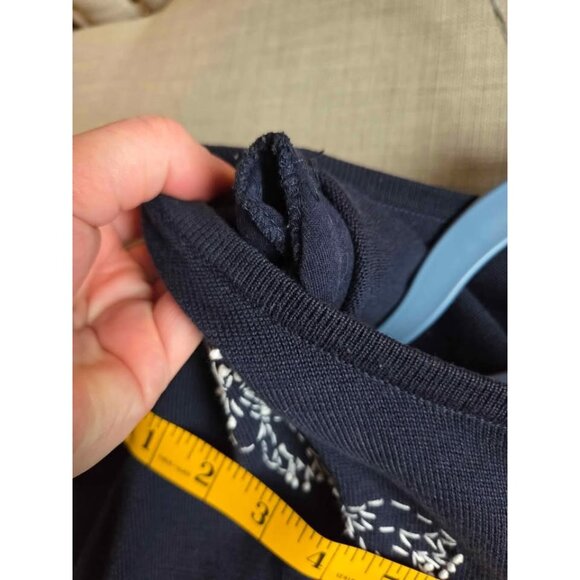 Christopher and Banks sweater 2X hand embroidered - Picture 7 of 8